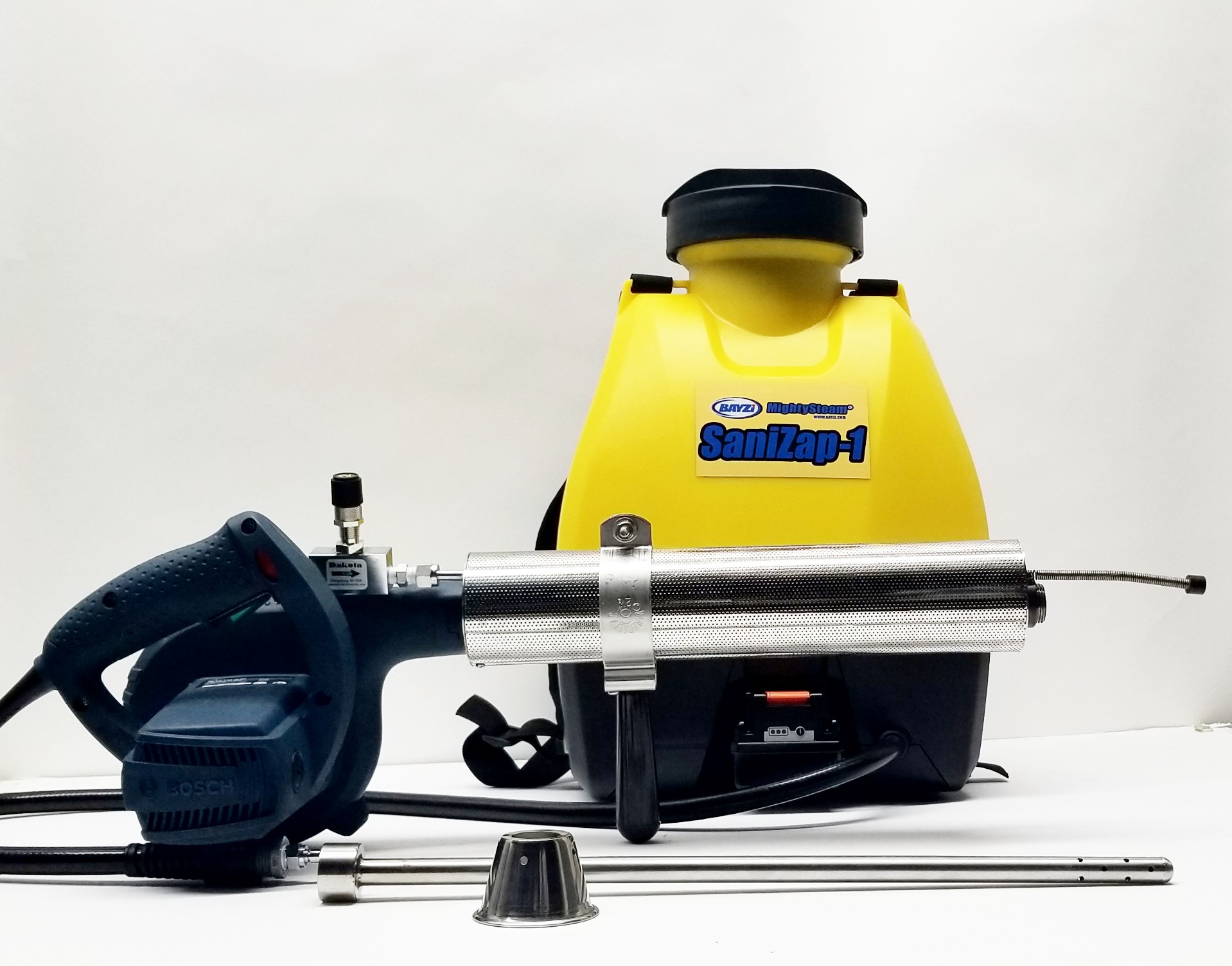 SaniZap1 Backpack Steam Sanitizer MightySteam