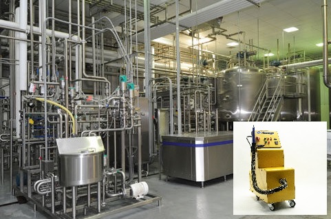 Use Clean SaniZap for very dry steam in a food processing plant